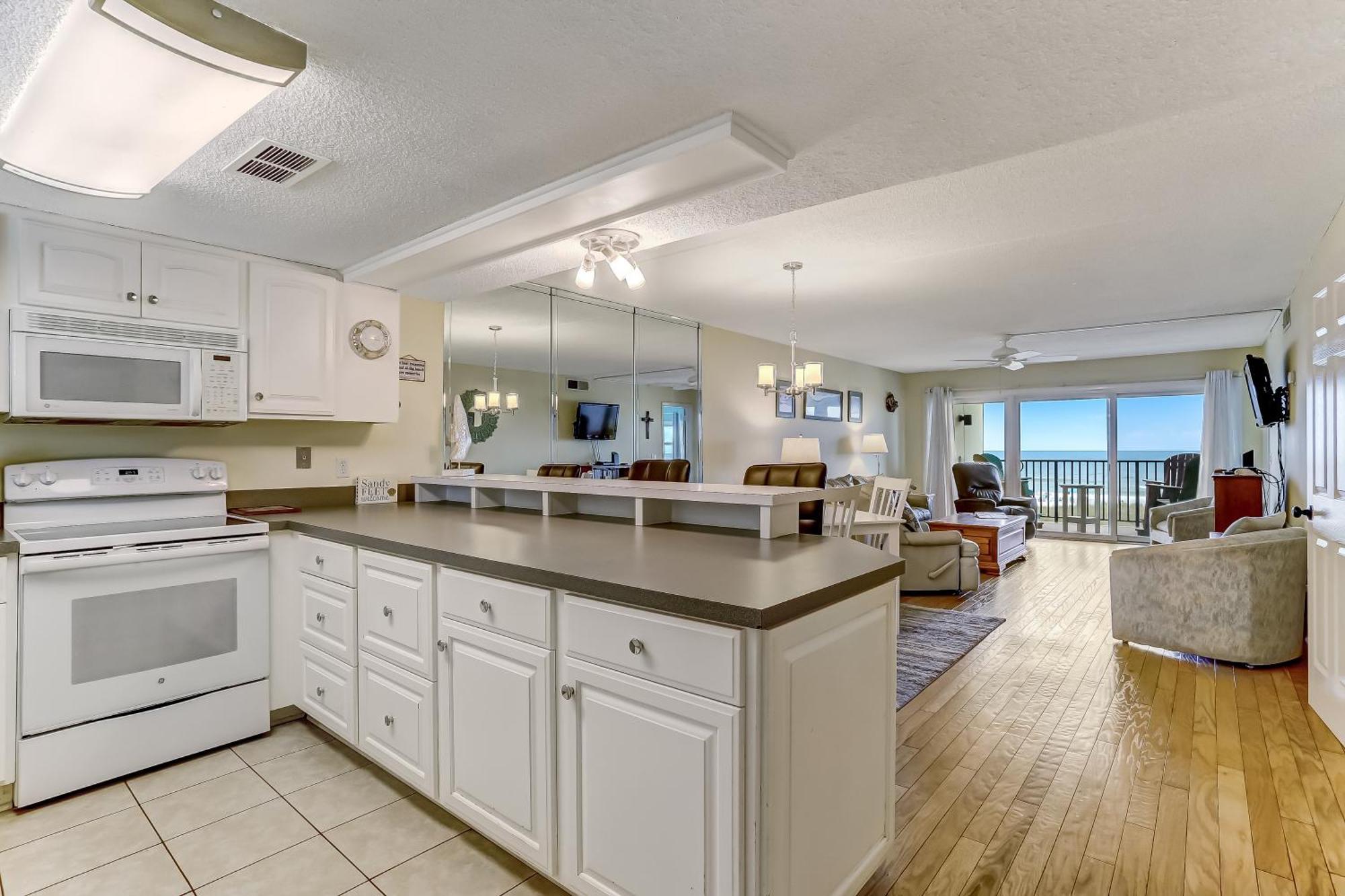 Beachfront 2nd Floor Unit. 2 Bedroom 2 Bath Private Balcony With Sweeping Ocean View *