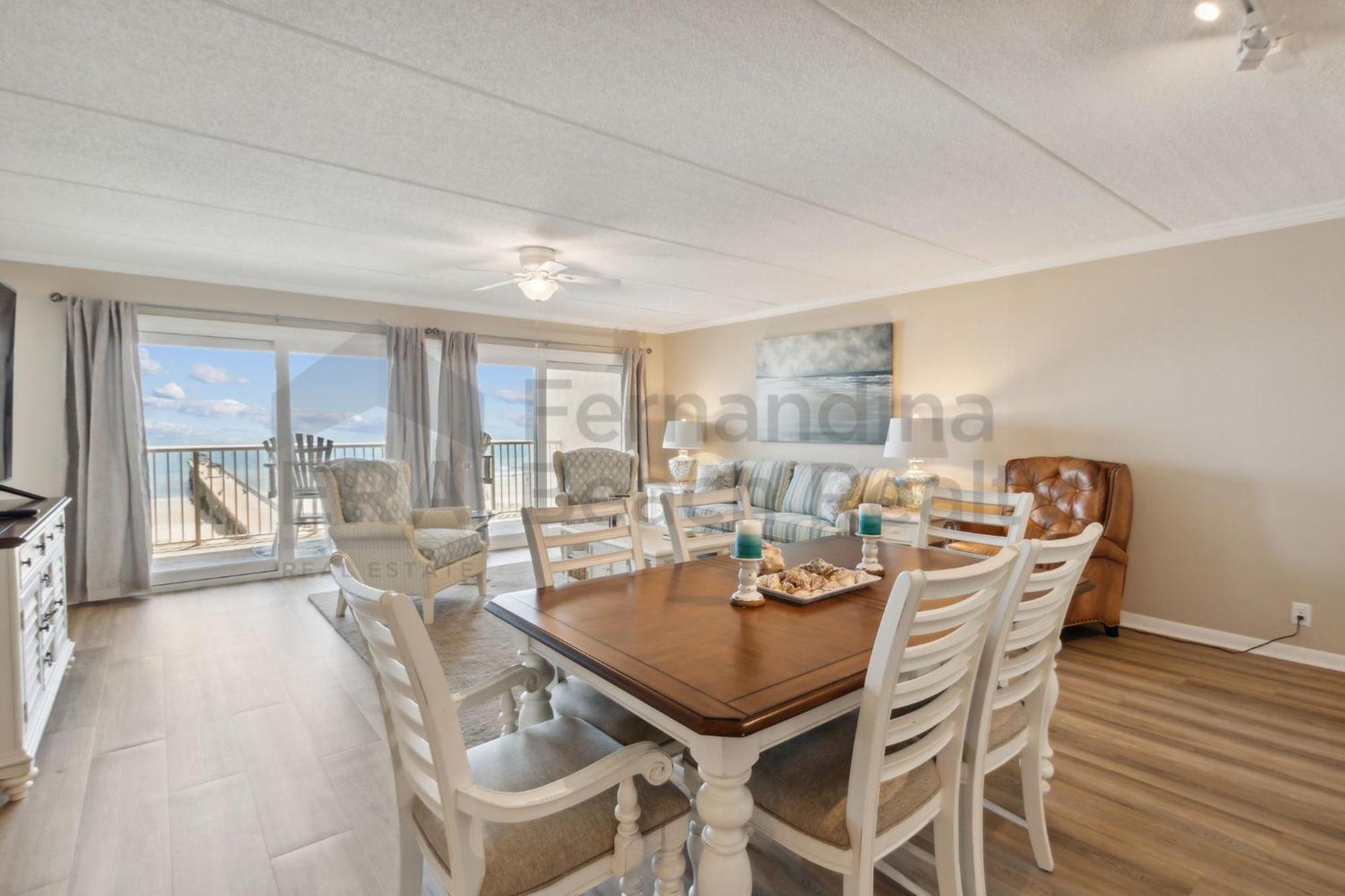 Beautiful 3 Bedroom Oceanfront On The 5th Floor With Fishing Pier! 557 Amelia By The Sea
