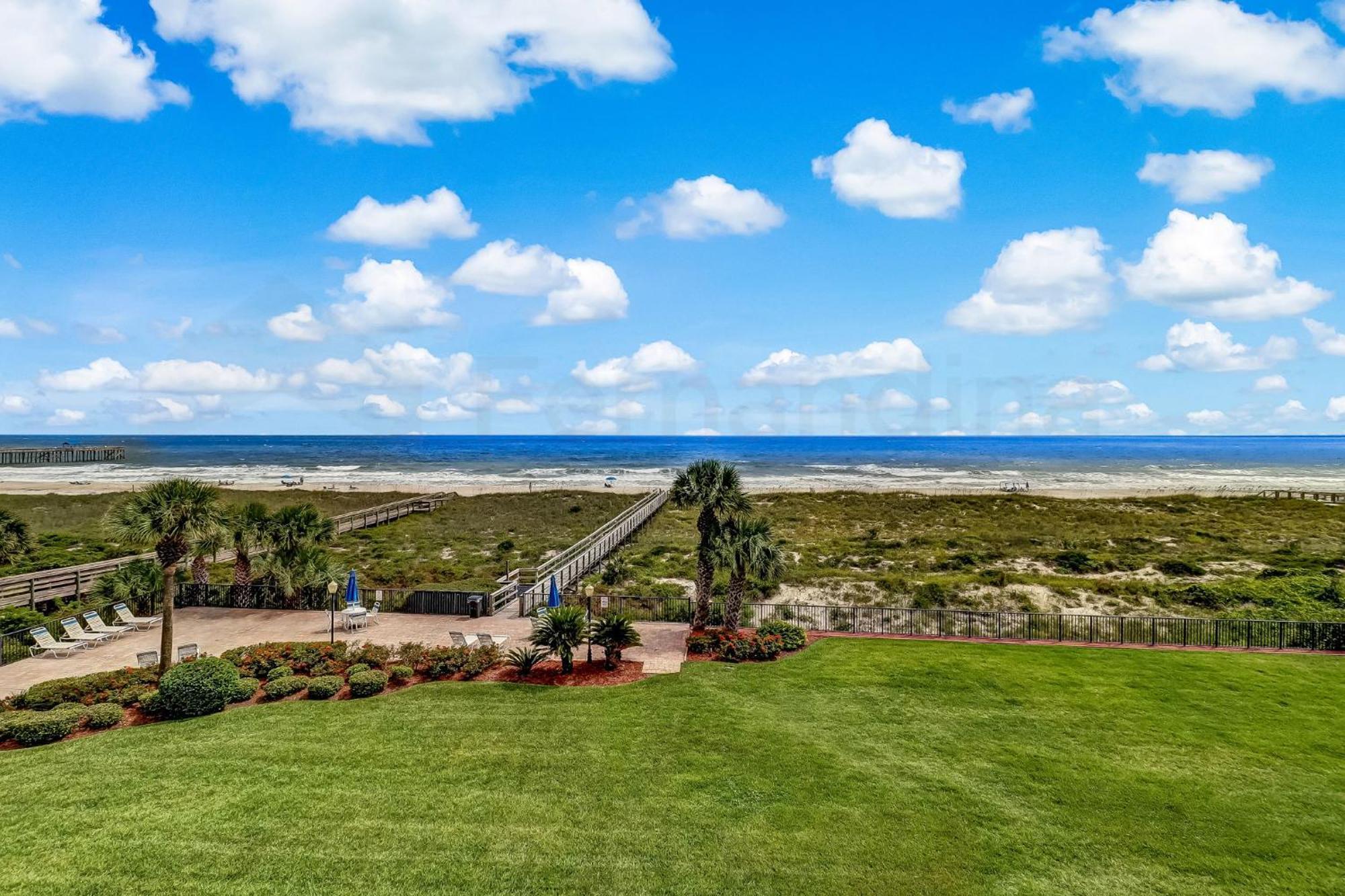 Ocean View From The Master Bedroom And Living With A Spacious Balcony 303 Atlantis * Fernandina Beach