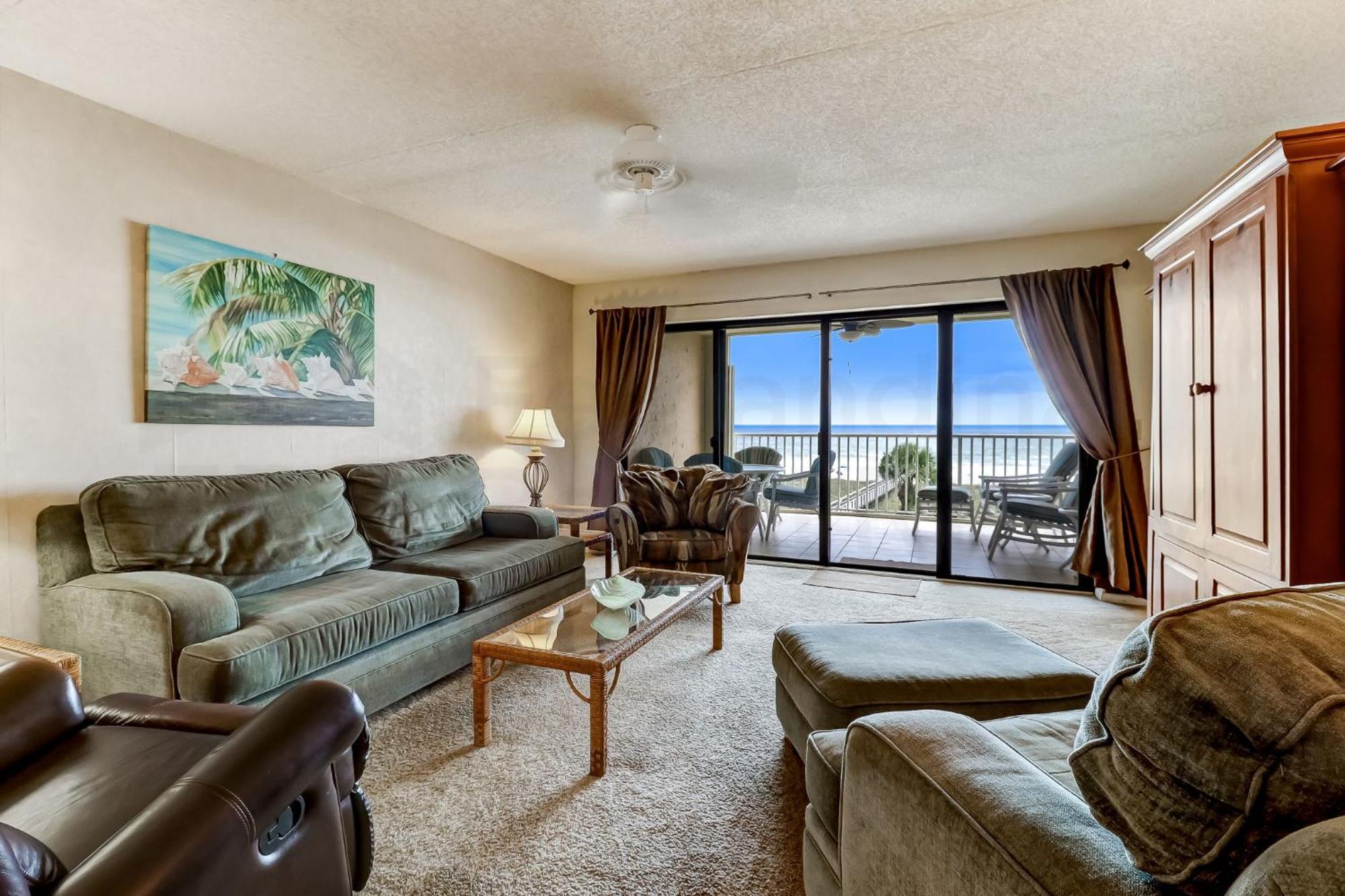 Ocean View From The Master Bedroom And Living With A Spacious Balcony 303 Atlantis *
