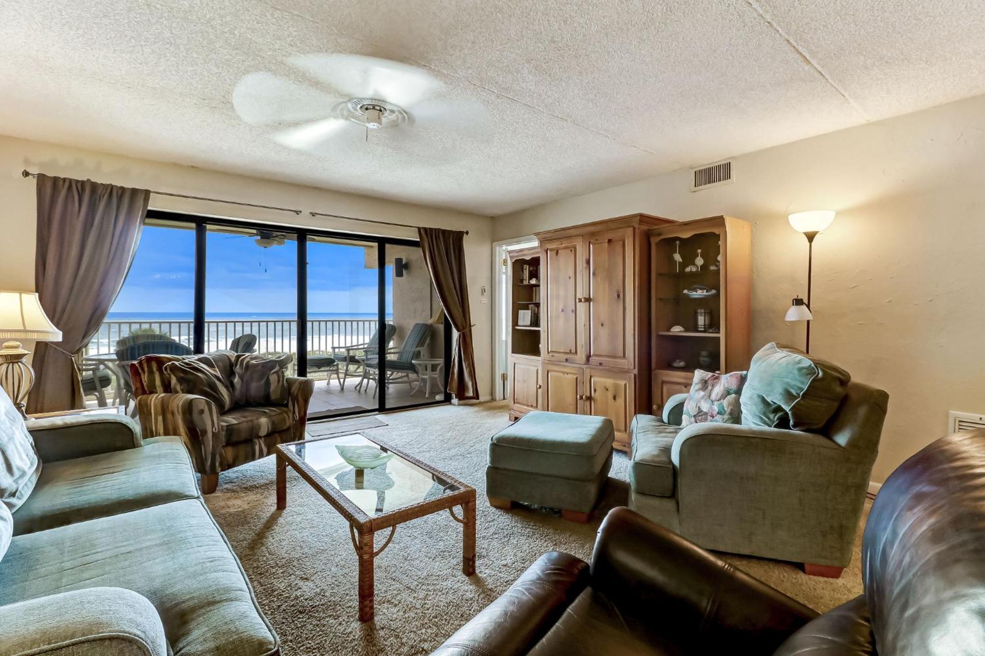 Ocean View From The Master Bedroom And Living With A Spacious Balcony 303 Atlantis